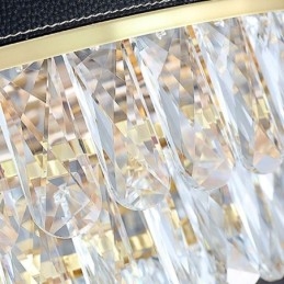 Suspension moderne en cristal, 9, 12 ou 16 lumières