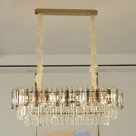 Suspension rectangulaire en cristal Suspension rectangulaire en cristal