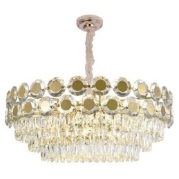 Plafonnier suspendu en cristal moderne