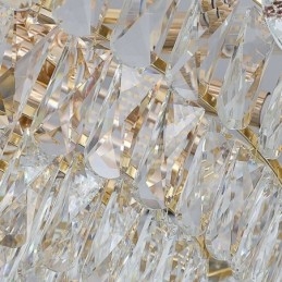 Plafonnier suspendu en cristal moderne