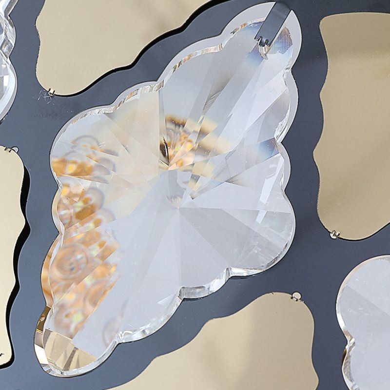 Suspension en cristal, plafonnier moderne en dentelle