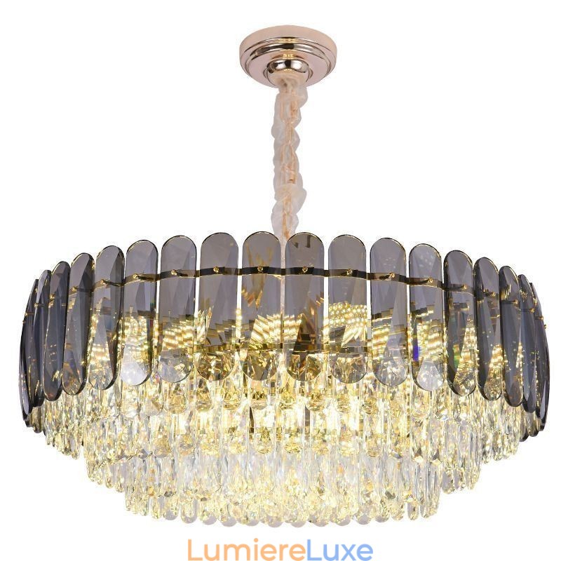 Plafonnier suspendu en cristal