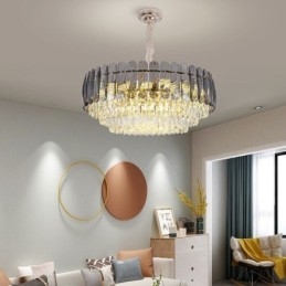 Plafonnier suspendu en cristal