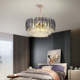 Plafonnier suspendu en cristal