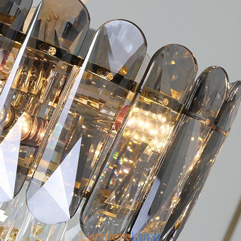 Plafonnier suspendu en cristal