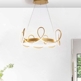 Suspension moderne Couronne Suspension Aluminium 1 Lumière