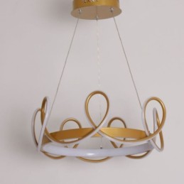 Suspension moderne Couronne Suspension Aluminium 1 Lumière