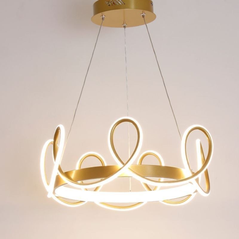 Suspension moderne Couronne Suspension Aluminium 1 Lumière