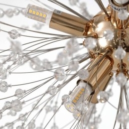 Lustre feu d'artifice 8 lumières, suspension pissenlit