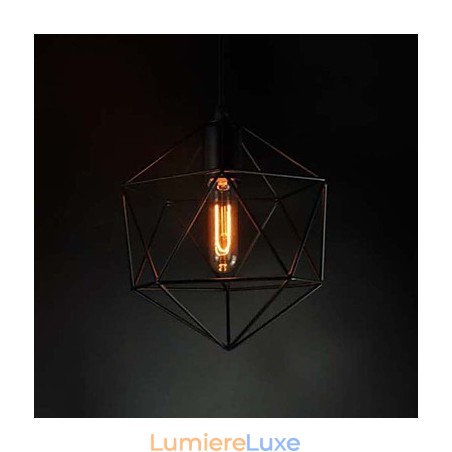 Lustre vintage de style européen en forme de diamant noir Lustre vintage de style européen en forme de diamant noir