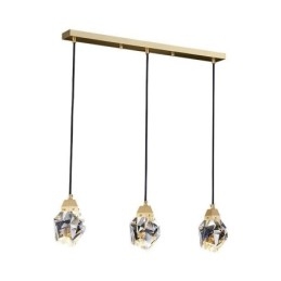 Mini plafonnier suspendu en forme de boule de cristal simple