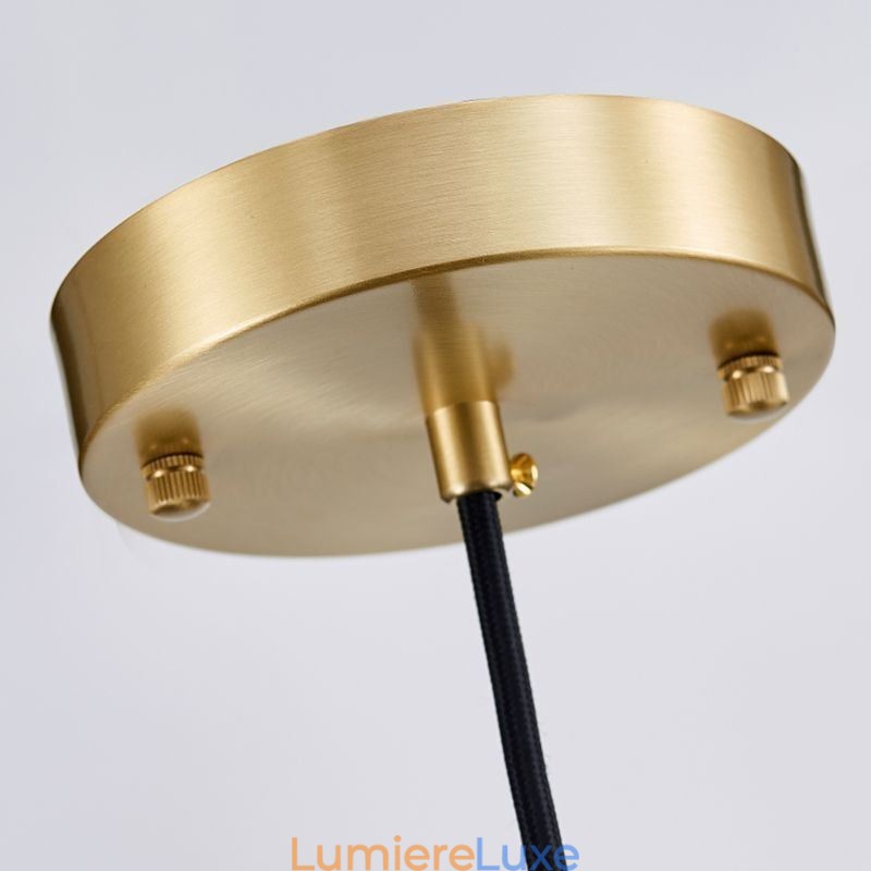 Mini plafonnier suspendu en forme de boule de cristal simple