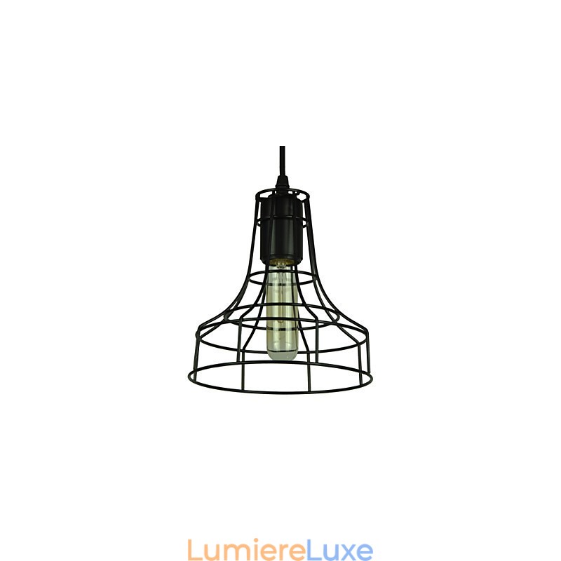 Lustre vintage de style européen pour suspension noire