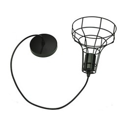 Lustre vintage de style européen pour suspension noire