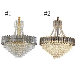 Suspension en cristal, luminaire suspendu conique