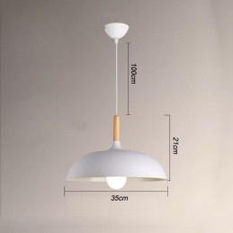 Suspension moderne Lampe suspendue colorée Macaron
