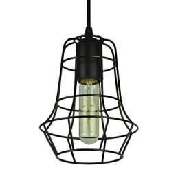 Lustre vintage élégant de style européen pour suspension noire