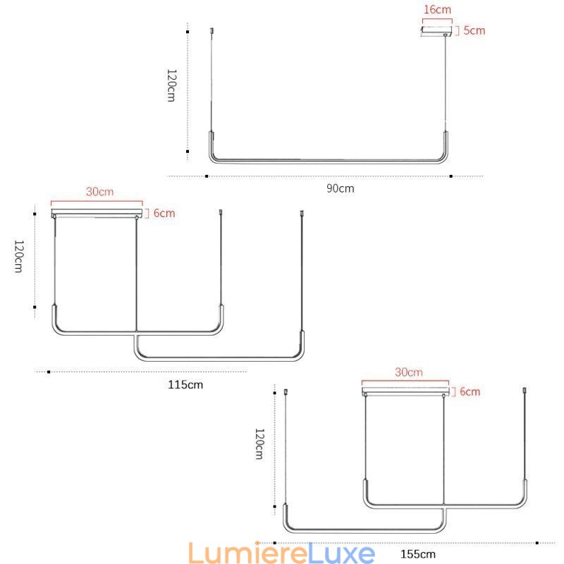 Suspension Lampe suspendue minimaliste moderne