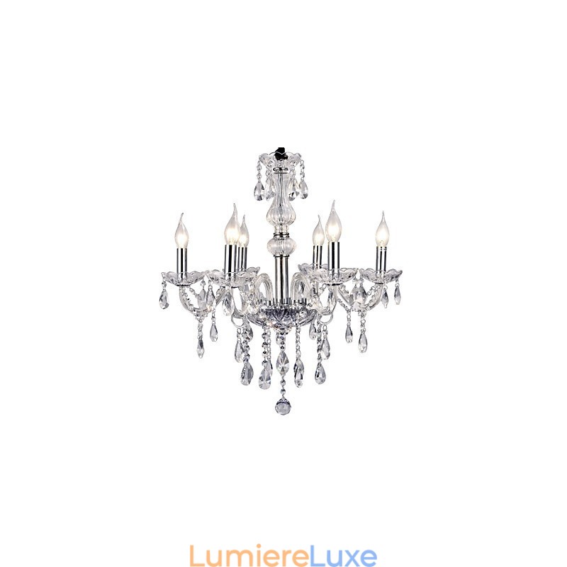 Lustre moderne contemporain en métal galvanisé