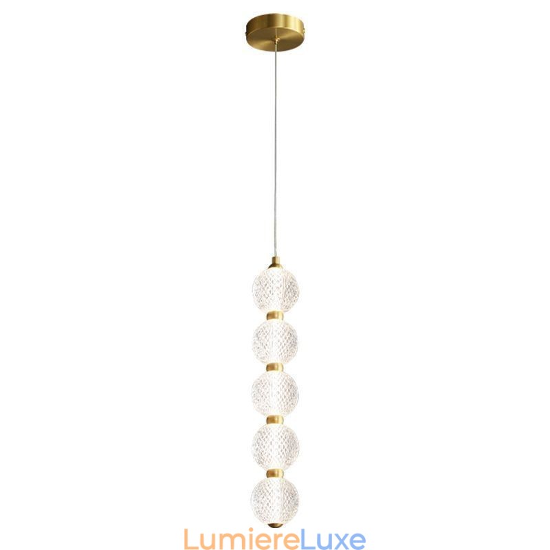 Suspension décorative en perles acryliques
