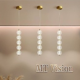Suspension décorative en perles acryliques