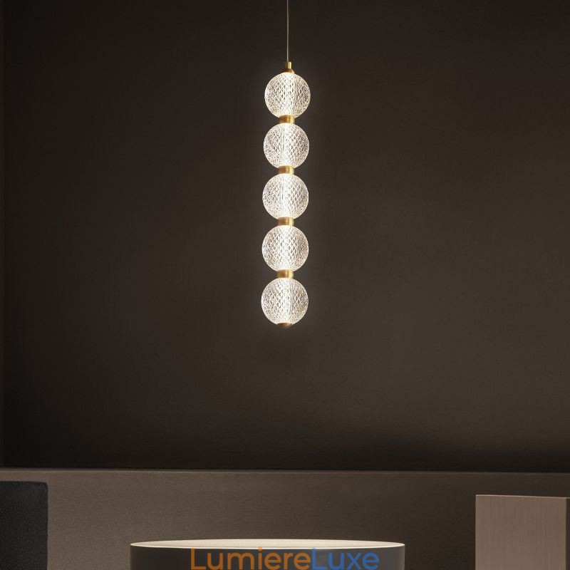 Suspension décorative en perles acryliques