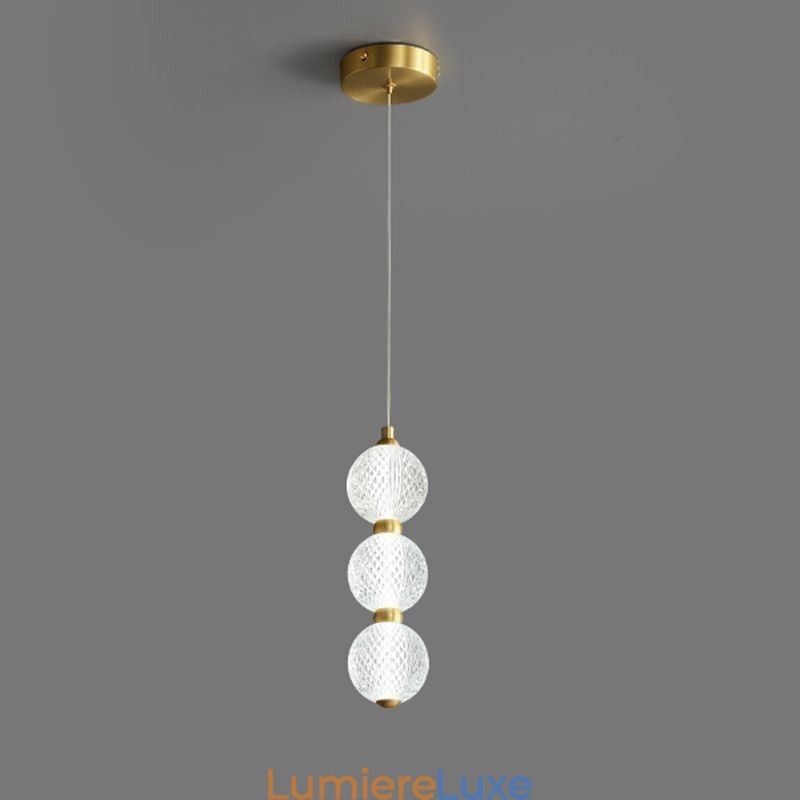 Suspension décorative en perles acryliques