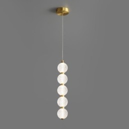 Suspension décorative en perles acryliques