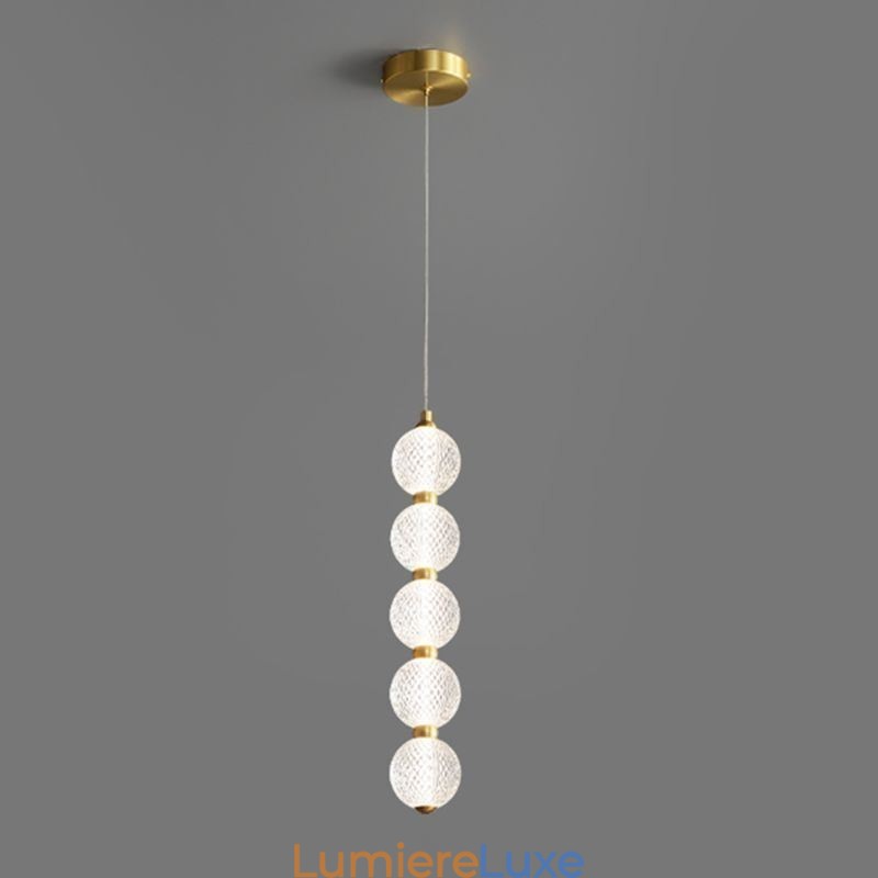 Suspension décorative en perles acryliques