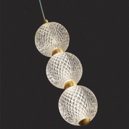 Suspension décorative en perles acryliques