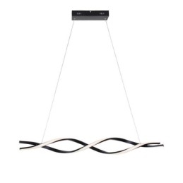 Luminaires suspendus modernes en forme de vague noire