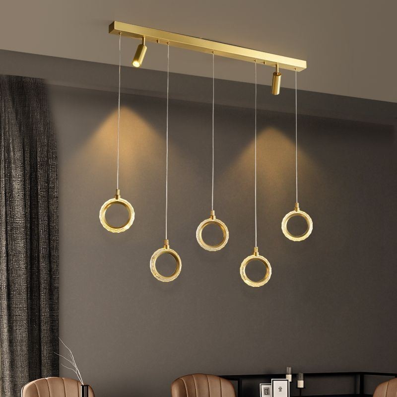 Suspension en acrylique avec spot