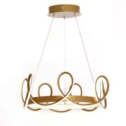 Suspension moderne Couronne Suspension Aluminium 1 Lumière