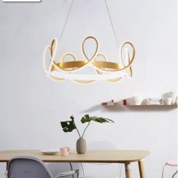 Suspension moderne Couronne Suspension Aluminium 1 Lumière
