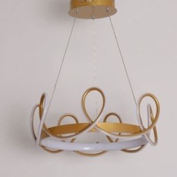 Suspension moderne Couronne Suspension Aluminium 1 Lumière
