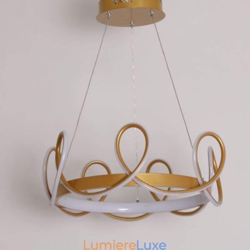 Suspension moderne Couronne Suspension Aluminium 1 Lumière