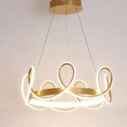 Suspension moderne Couronne Suspension Aluminium 1 Lumière