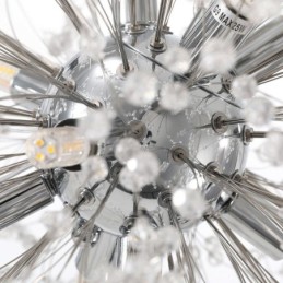 Lustre feu d'artifice 8 lumières, suspension pissenlit