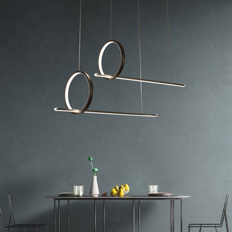 Luminaire suspendu décoratif minimaliste