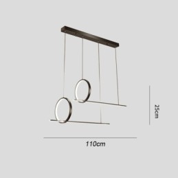 Luminaire suspendu décoratif minimaliste