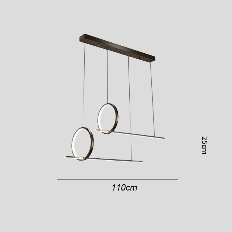 Luminaire suspendu décoratif minimaliste