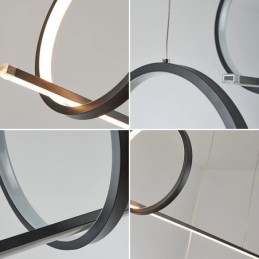 Luminaire suspendu décoratif minimaliste