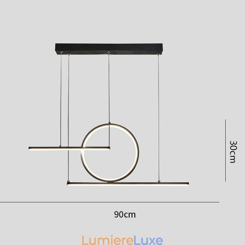 Luminaire suspendu décoratif minimaliste