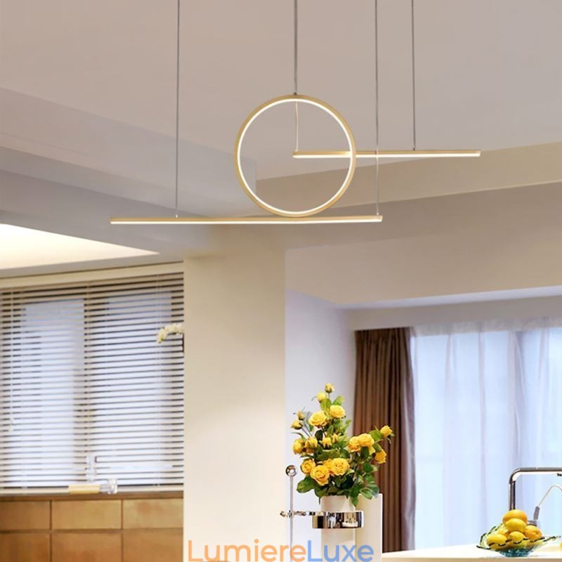 Luminaire suspendu décoratif minimaliste