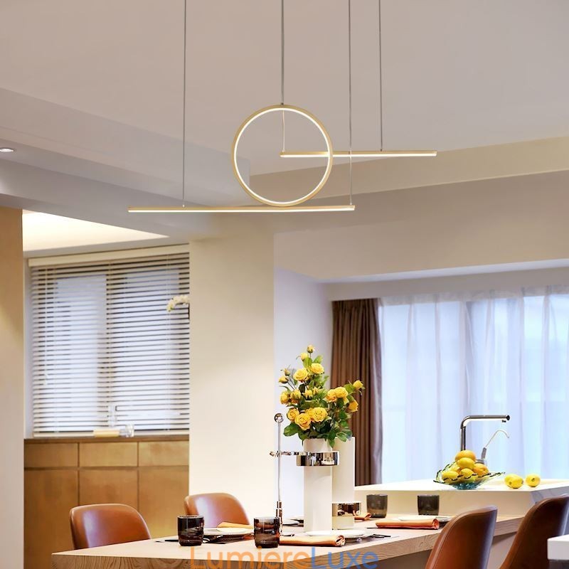 Luminaire suspendu décoratif minimaliste