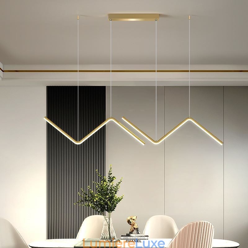 Luminaire suspendu décoratif minimaliste