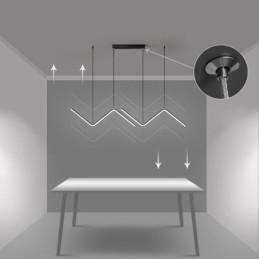 Luminaire suspendu décoratif minimaliste