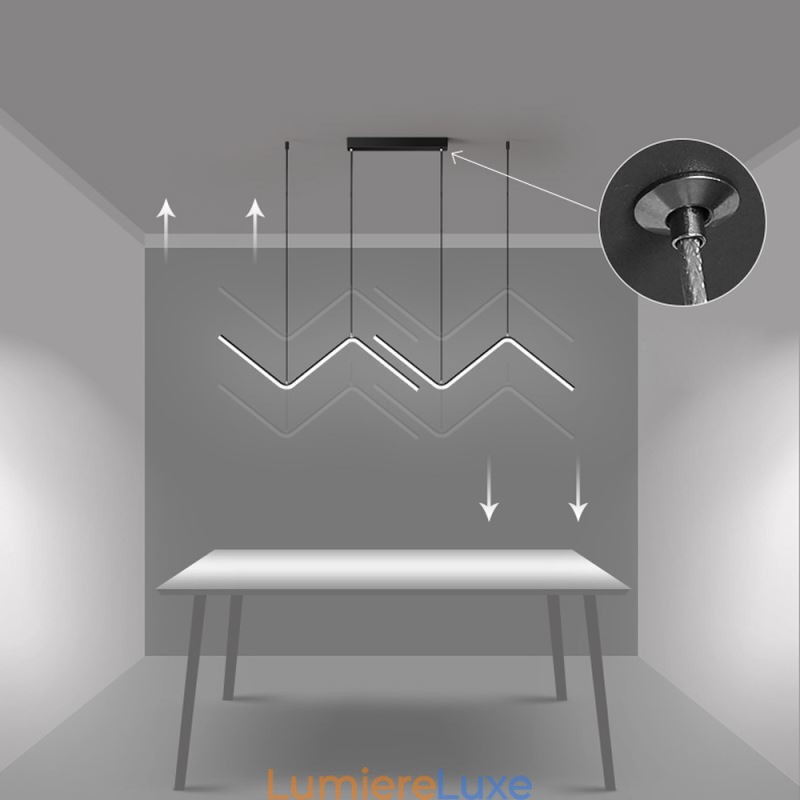 Luminaire suspendu décoratif minimaliste