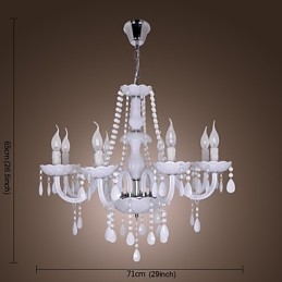 Lustre en cristal électroplaqué Rustic Lodge Crystal