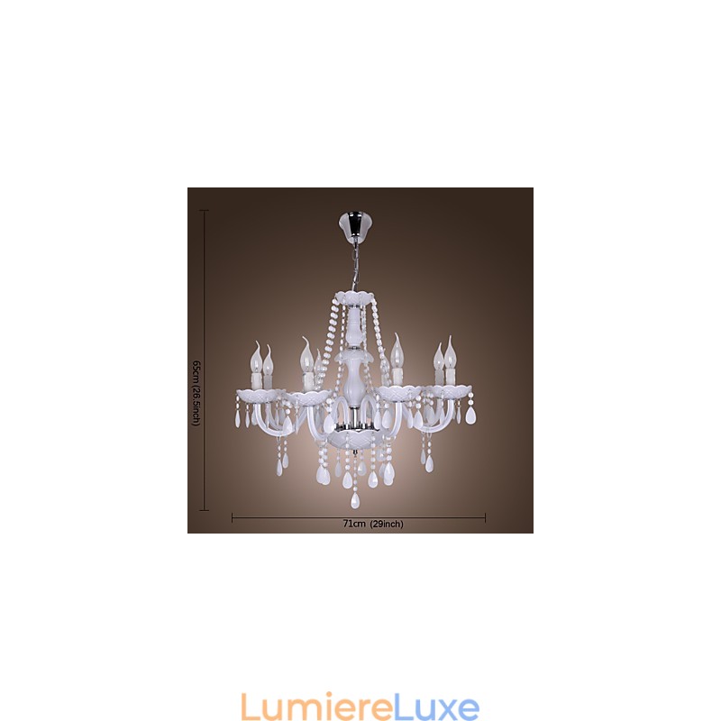 Lustre en cristal électroplaqué Rustic Lodge Crystal